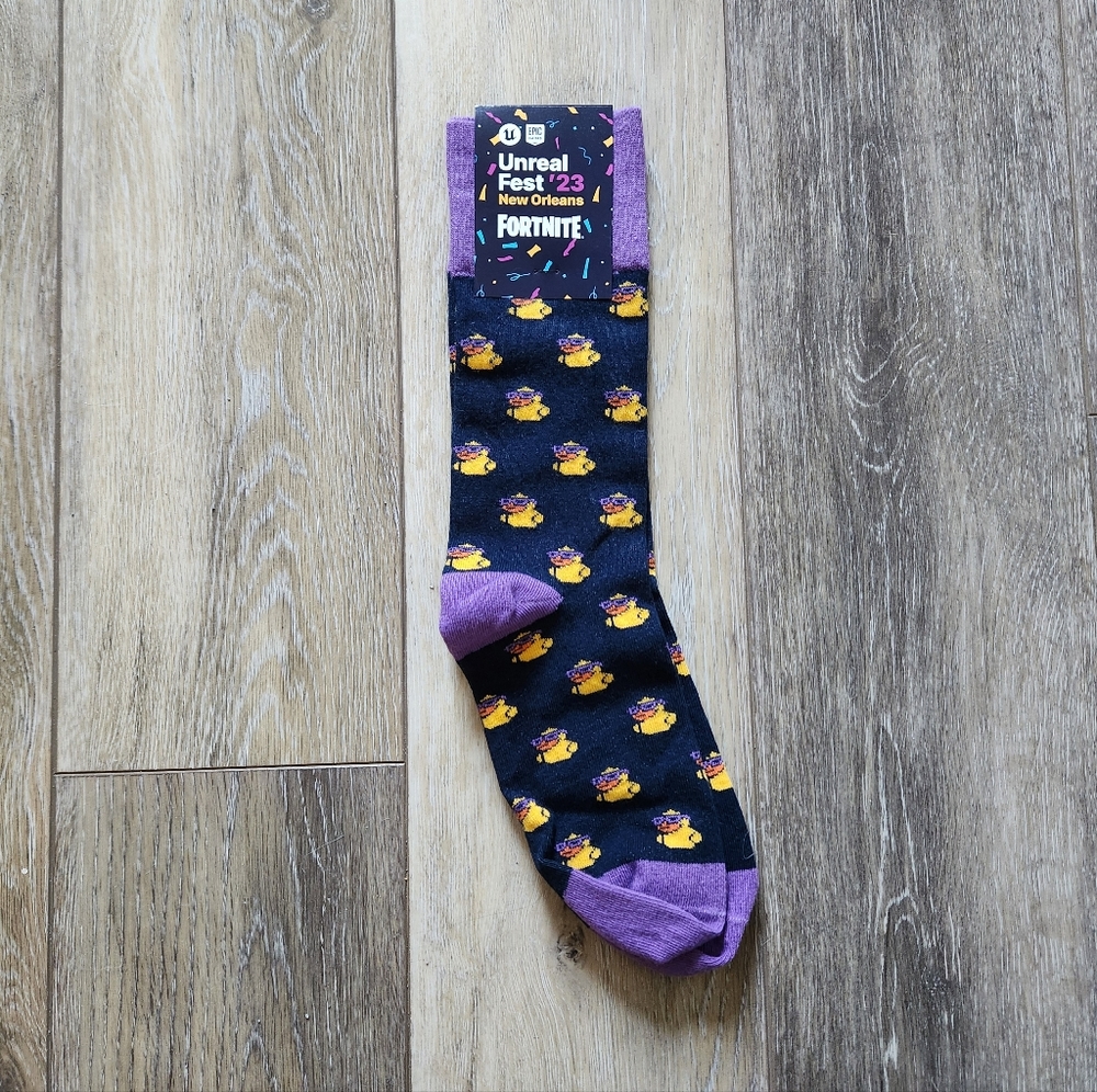 NWT Fortnite Unreal Fest '23 Socks